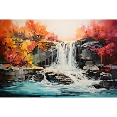 Waterfall Art canvas